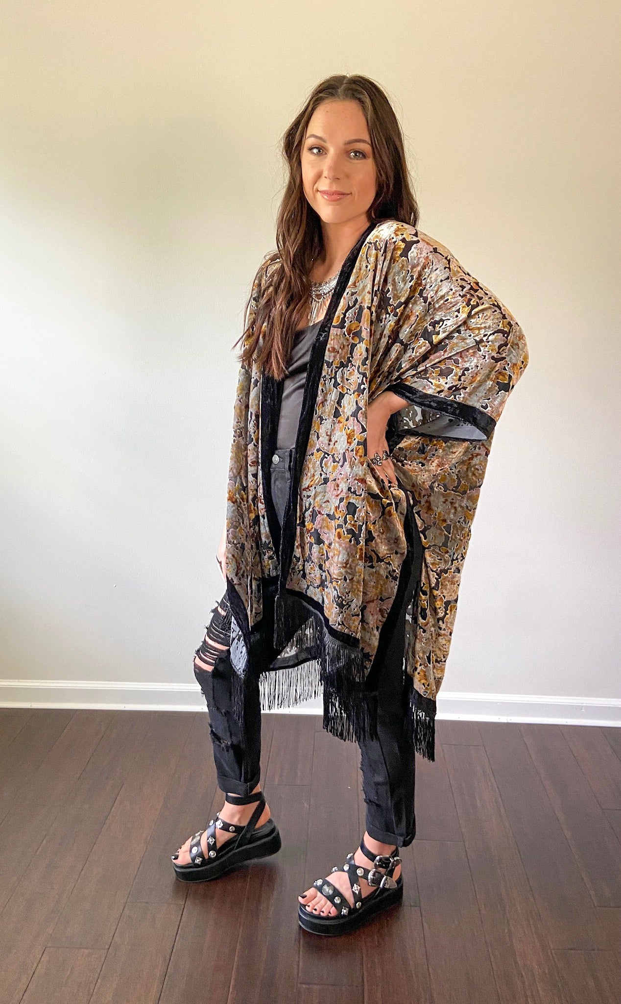 Stevie Velvet Kimono